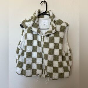 Checkered Puffer Vest